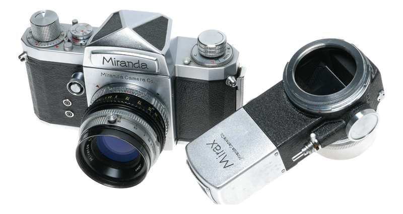 Miranda T 35mm SLR Film Camera 1.9/50 Mirax Reflex Housing
