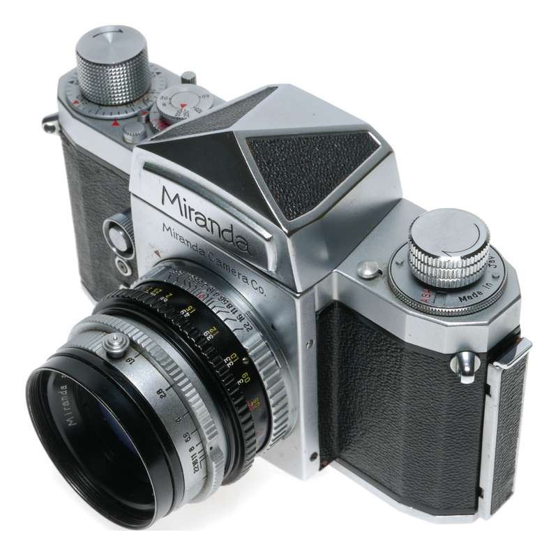 Miranda T 35mm SLR Film Camera 1.9/50 Mirax Reflex Housing