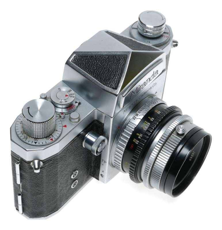 Miranda T 35mm SLR Film Camera 1.9/50 Mirax Reflex Housing