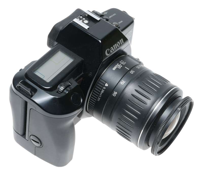 Canon EOS 650 Film Camera QD Back 28-90mm 1:4-5.6 Zoom EF Lens