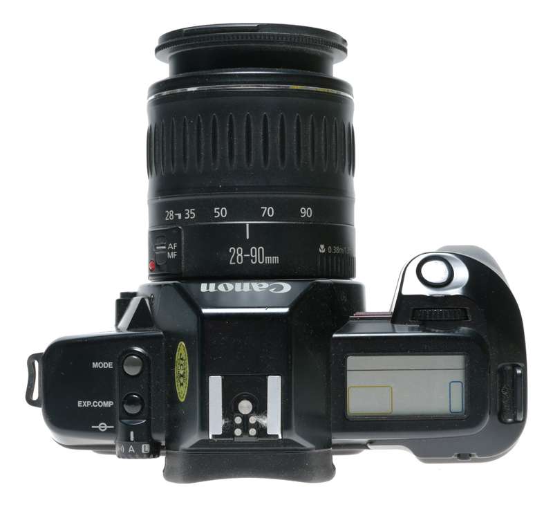 Canon EOS 650 Film Camera QD Back 28-90mm 1:4-5.6 Zoom EF Lens