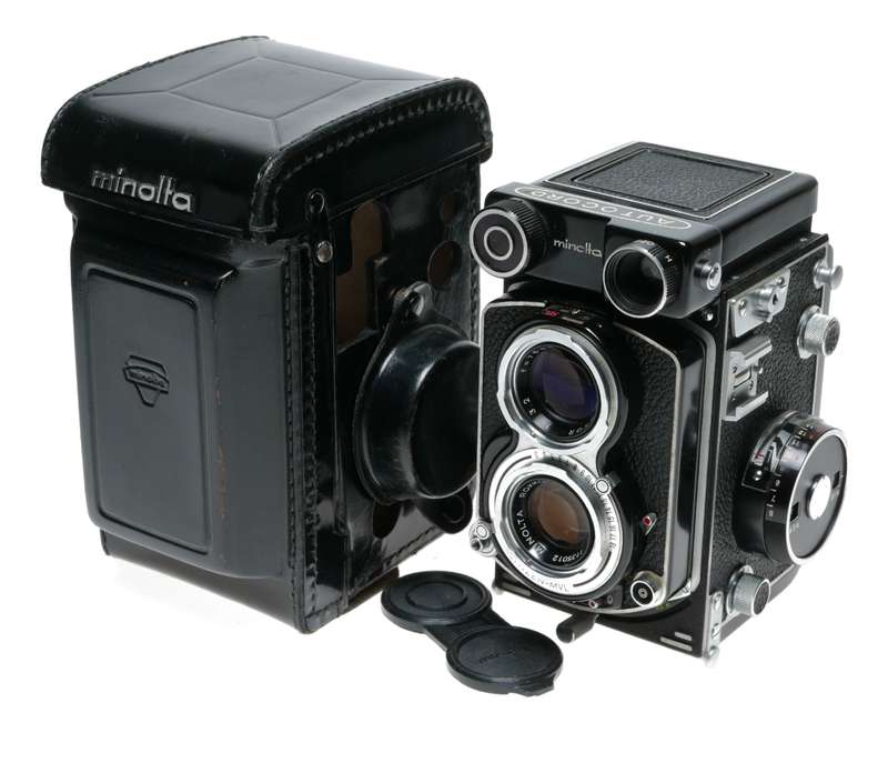 Minolta Autocord CdS 6x6 120 TLR Film Camera Rokkor 3.5/75