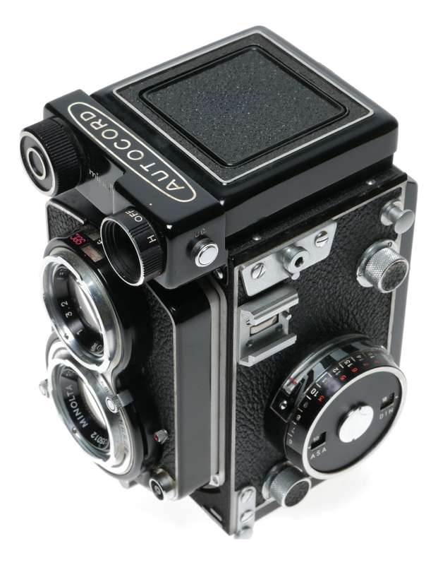Minolta Autocord CdS 6x6 120 TLR Film Camera Rokkor 3.5/75