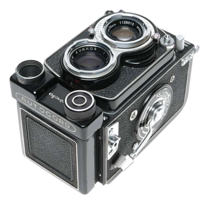 Minolta Autocord CdS 6x6 120 TLR Film Camera Rokkor 3.5/75