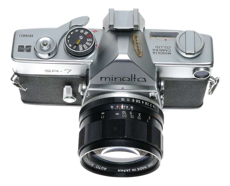 Minolta SR-7 35mm Film SLR Camera Auto-Rokkor PF 1.4/58mm