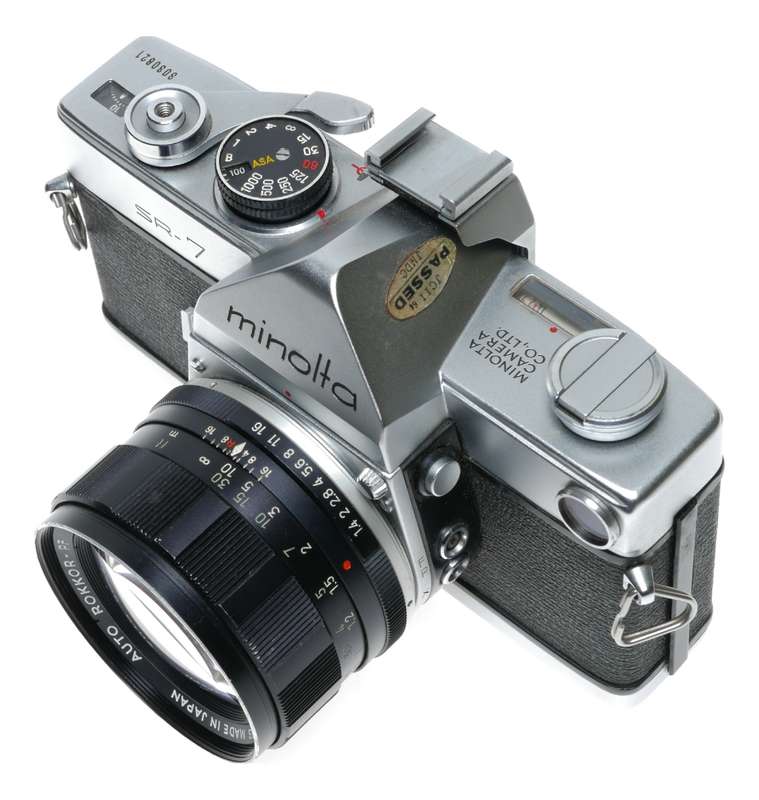 Minolta SR-7 35mm Film SLR Camera Auto-Rokkor PF 1.4/58mm