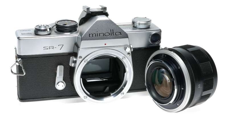 Minolta SR-7 35mm Film SLR Camera Auto-Rokkor PF 1.4/58mm