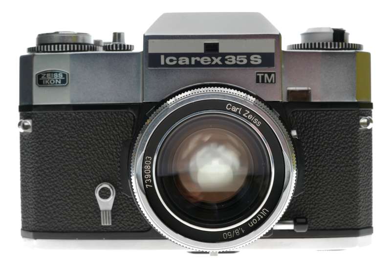 Zeiss Ikon Icarex 35S TM SLR Film Camera M42 Ultron 1.8/50