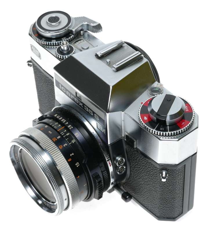 Zeiss Ikon Icarex 35S TM SLR Film Camera M42 Ultron 1.8/50