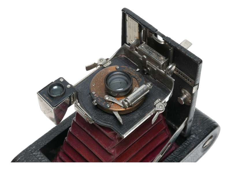 Kodak No.4 Model A Antique Folding Roll Film Camera F.P.K.
