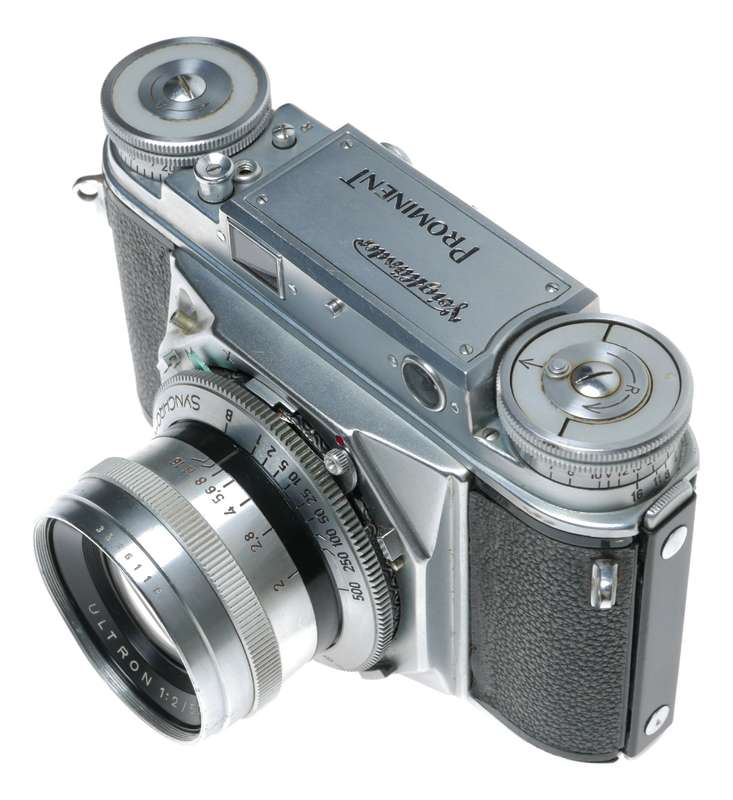 Voigtlander Prominent Early Model 35mm Film Camera Ultron 1:2/50