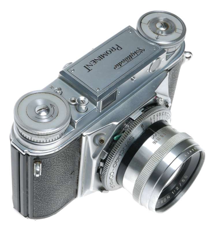 Voigtlander Prominent Early Model 35mm Film Camera Ultron 1:2/50