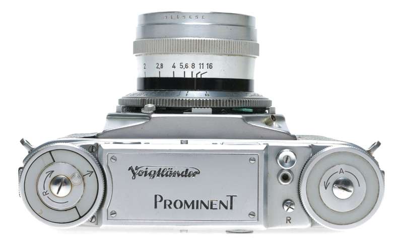 Voigtlander Prominent Early Model 35mm Film Camera Ultron 1:2/50