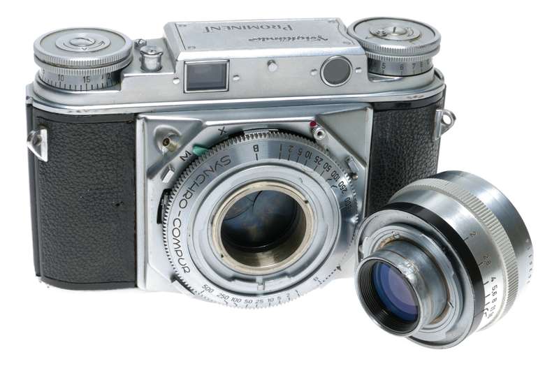 Voigtlander Prominent Early Model 35mm Film Camera Ultron 1:2/50