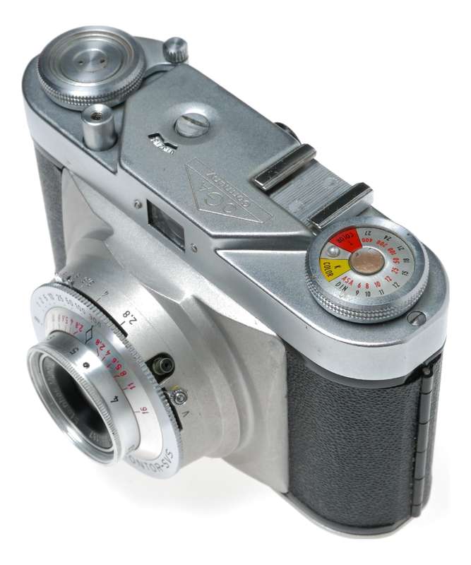 OGA Edixa 1 35mm Film Viewfinder Camera Steinheil Cassar 2.8/45 Rare