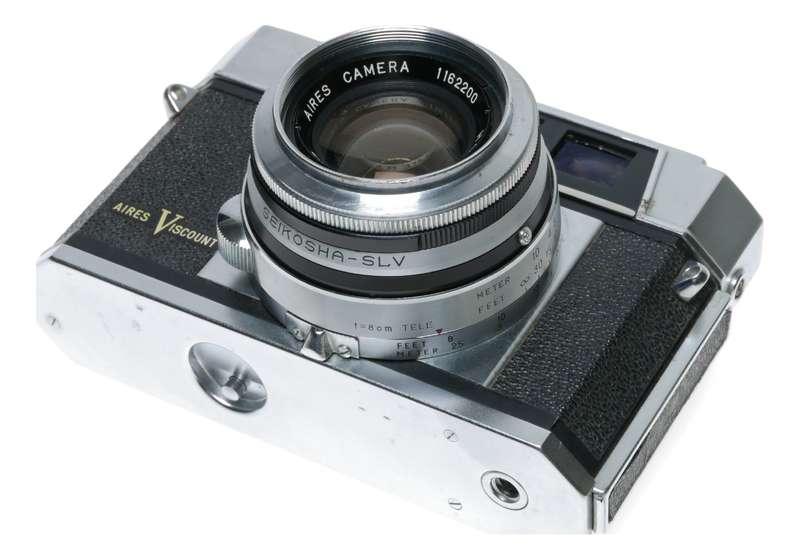 Aires Viscount 35mm RF Film Camera Coral 1:1.9/4.5cm