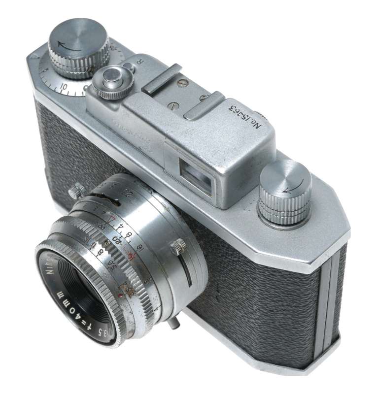 Nihon Seiki Nescon 35 mm Film Viewfinder Camera 1:3.5/40