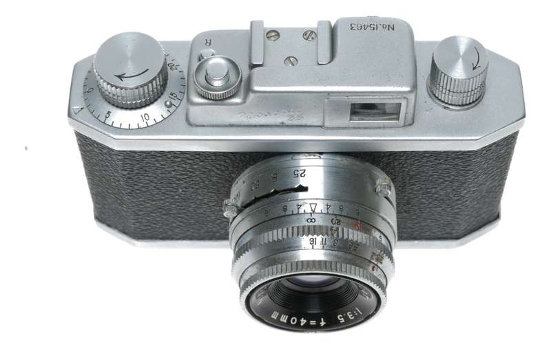 Nihon Seiki Nescon 35 mm Film Viewfinder Camera 1:3.5/40