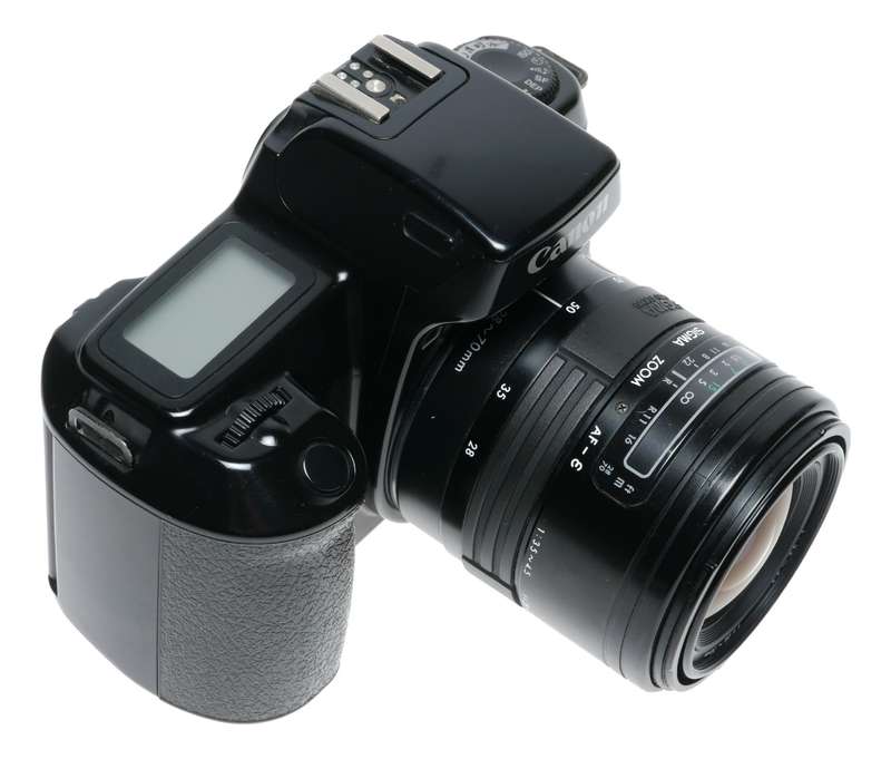 Canon EOS Rebel SII 1000FN QD 35mm SLR Film Camera 1:3.5-4.5 f=28-70