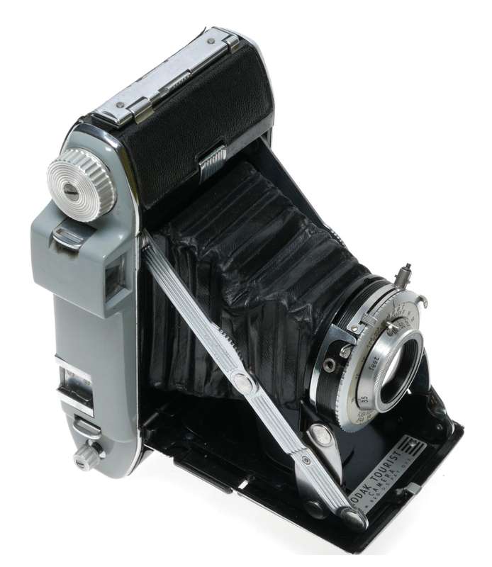Kodak Tourist Folding 620 Film Camera Anaston 4.5/105mm