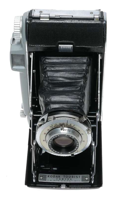 Kodak Tourist Folding 620 Film Camera Anaston 4.5/105mm