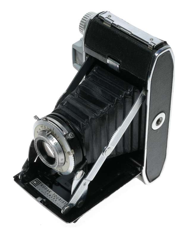 Kodak Tourist Folding 620 Film Camera Anaston 4.5/105mm