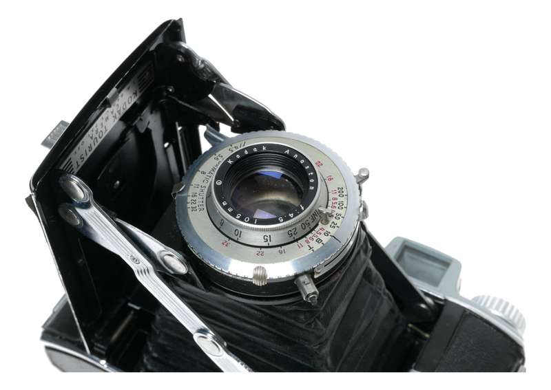 Kodak Tourist Folding 620 Film Camera Anaston 4.5/105mm