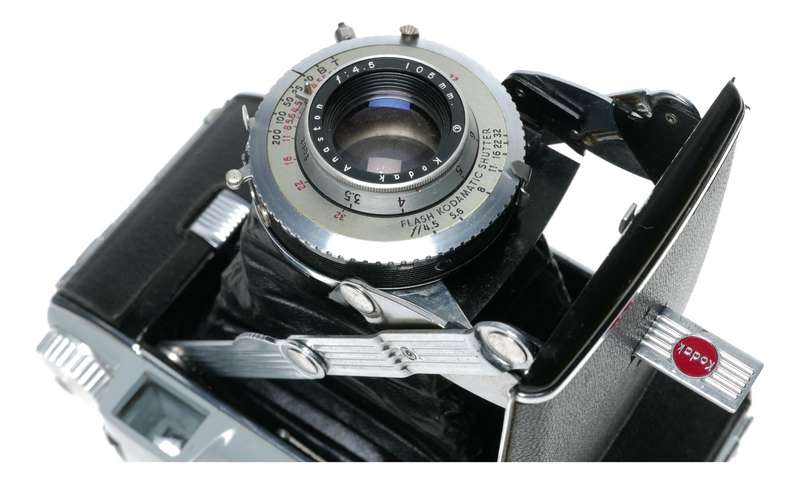 Kodak Tourist Folding 620 Film Camera Anaston 4.5/105mm