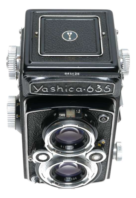 YASHICA 635 Dual Format TLR 120 35mm Film Camera Yashikor 3.5/80