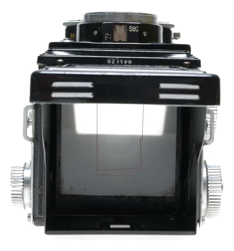 YASHICA 635 Dual Format TLR 120 35mm Film Camera Yashikor 3.5/80