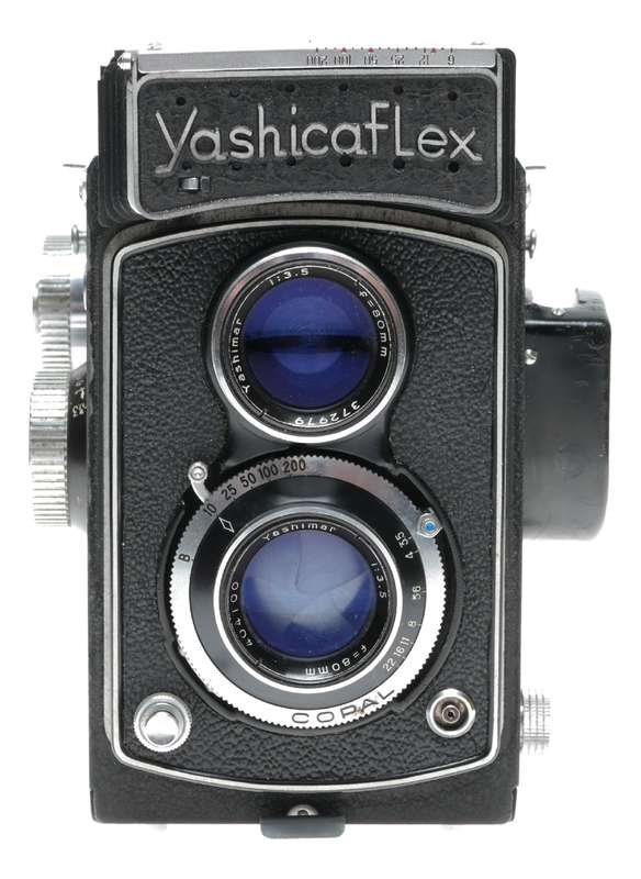 Yashicaflex AS-II TLR 120 Film 6x6 Camera Yashimar 3.5/80