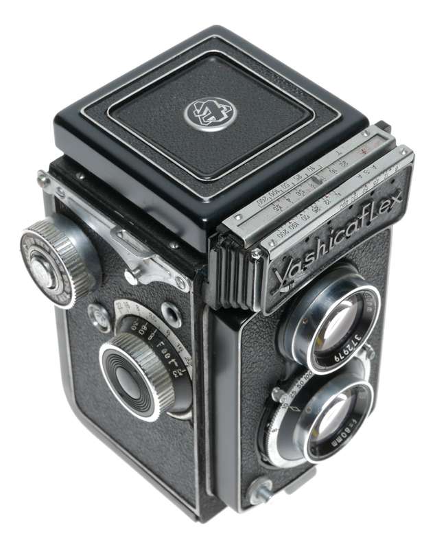 Yashicaflex AS-II TLR 120 Film 6x6 Camera Yashimar 3.5/80