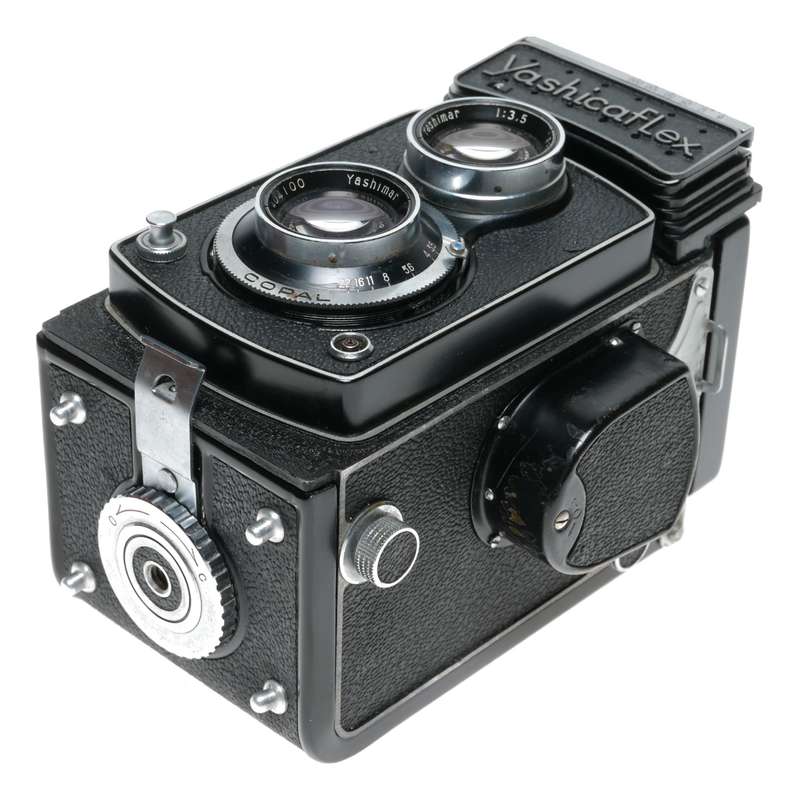 Yashicaflex AS-II TLR 120 Film 6x6 Camera Yashimar 3.5/80