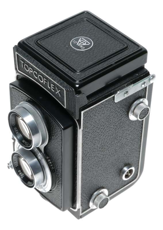 Tokyo Kogaku Topcoflex 6x6 TLR 120 Roll Film Camera 1:3.5 f=7.5cm