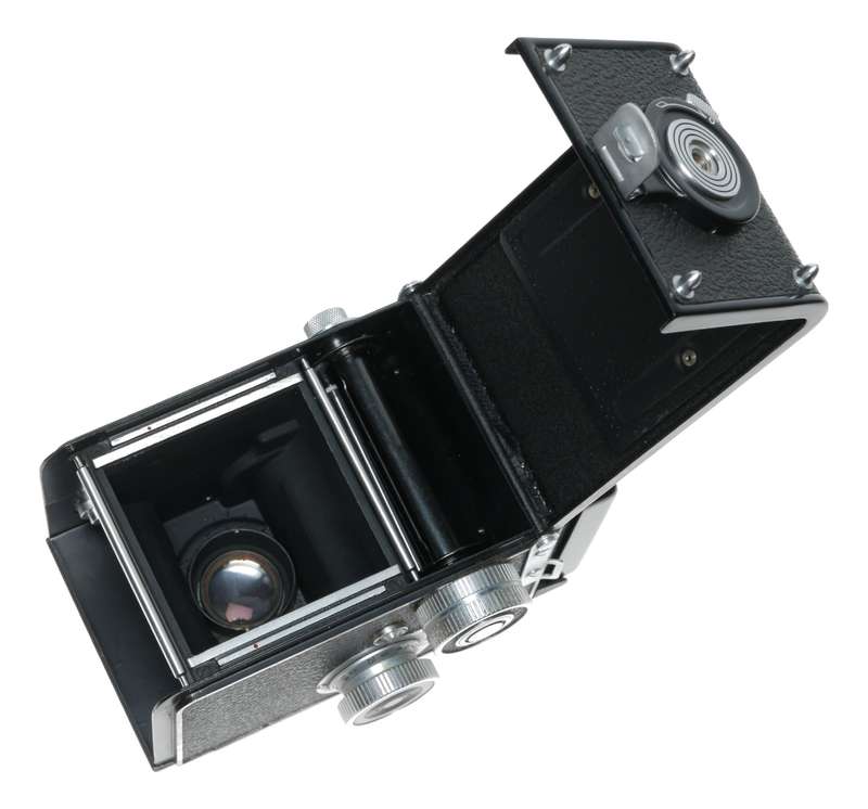 Tokyo Kogaku Topcoflex 6x6 TLR 120 Roll Film Camera 1:3.5 f=7.5cm
