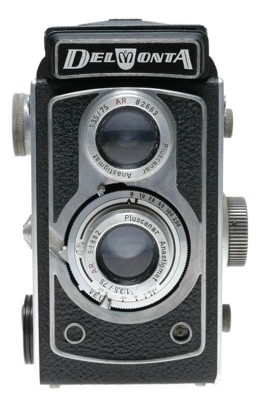 Montanus Potthoff Delmonta TLR 120 Film Camera Pluscanar 1:3.5/75