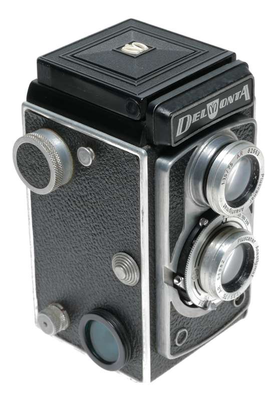 Montanus Potthoff Delmonta TLR 120 Film Camera Pluscanar 1:3.5/75