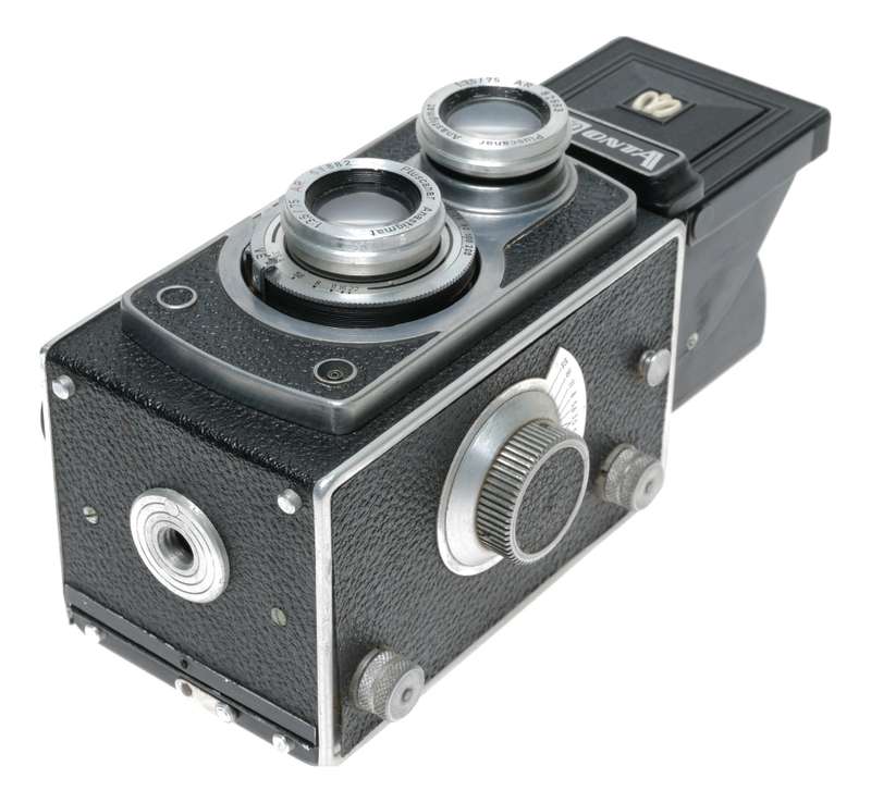 Montanus Potthoff Delmonta TLR 120 Film Camera Pluscanar 1:3.5/75