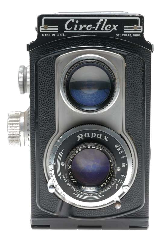 Ciro-Flex Model E TLR 120 Film 6x6 Camera Velostigmat 3.5/85mm