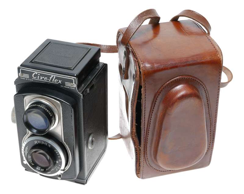 Ciro-Flex Model E TLR 120 Film 6x6 Camera Velostigmat 3.5/85mm