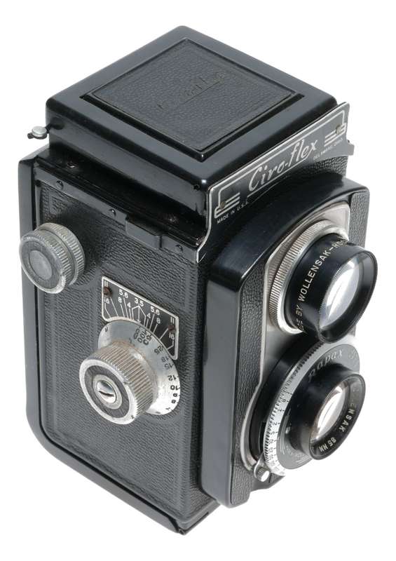 Ciro-Flex Model E TLR 120 Film 6x6 Camera Velostigmat 3.5/85mm