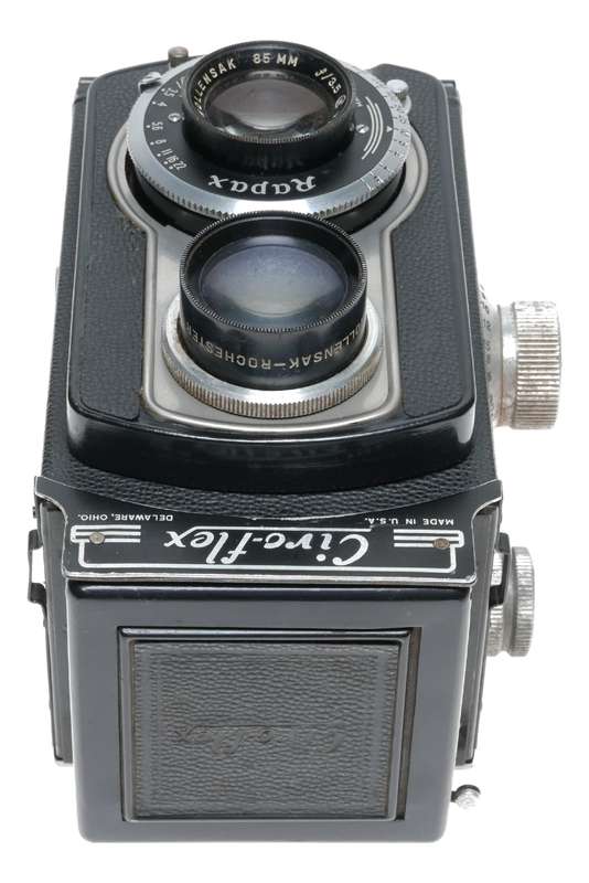 Ciro-Flex Model E TLR 120 Film 6x6 Camera Velostigmat 3.5/85mm