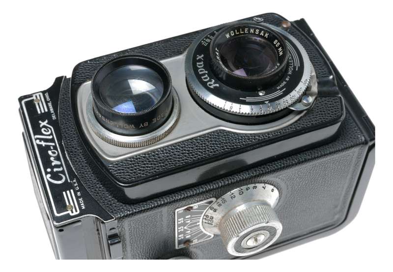 Ciro-Flex Model E TLR 120 Film 6x6 Camera Velostigmat 3.5/85mm