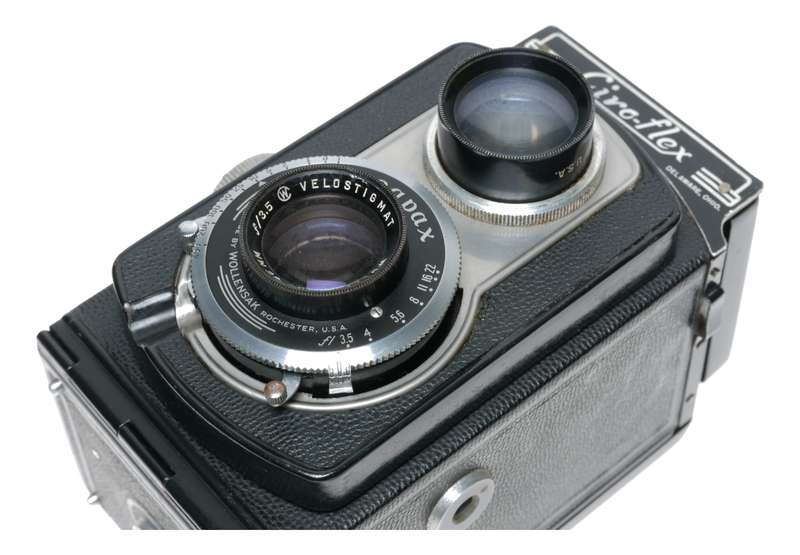 Ciro-Flex Model E TLR 120 Film 6x6 Camera Velostigmat 3.5/85mm