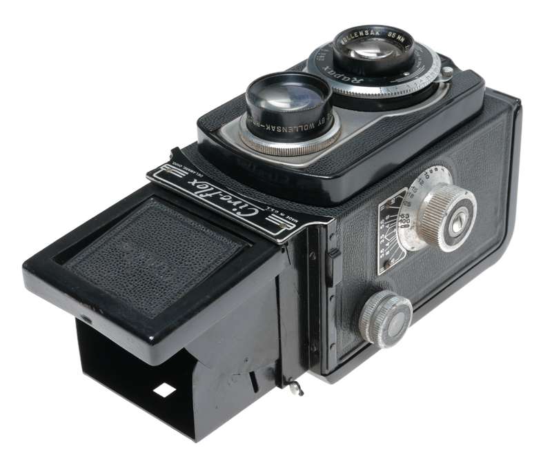 Ciro-Flex Model E TLR 120 Film 6x6 Camera Velostigmat 3.5/85mm