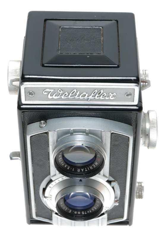 Weltaflex TLR 120 Film 6x6 Camera E. Ludwig Meritar 3.5/75mm