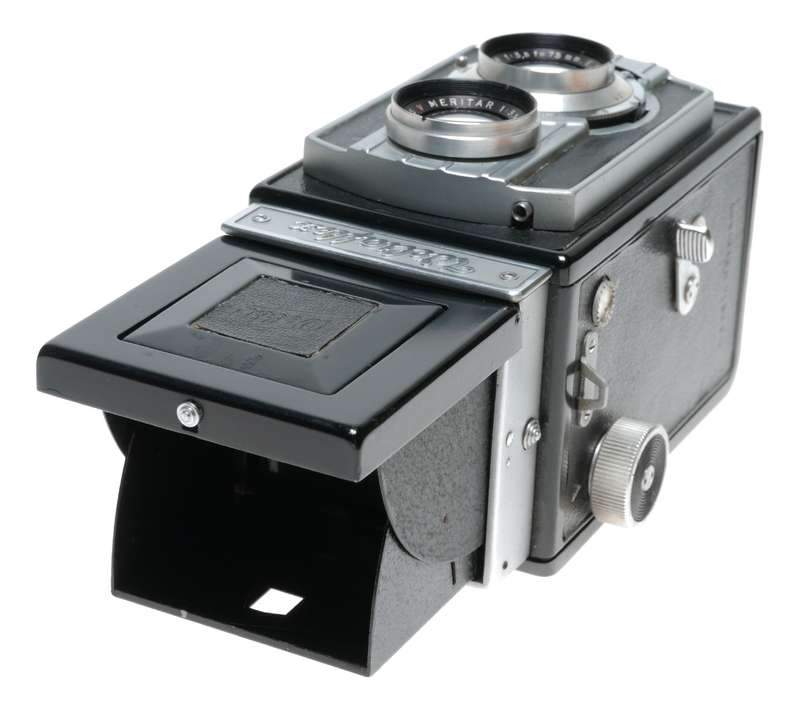 Weltaflex TLR 120 Film 6x6 Camera E. Ludwig Meritar 3.5/75mm