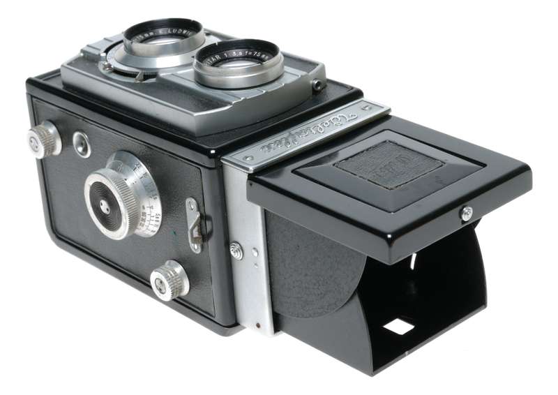 Weltaflex TLR 120 Film 6x6 Camera E. Ludwig Meritar 3.5/75mm