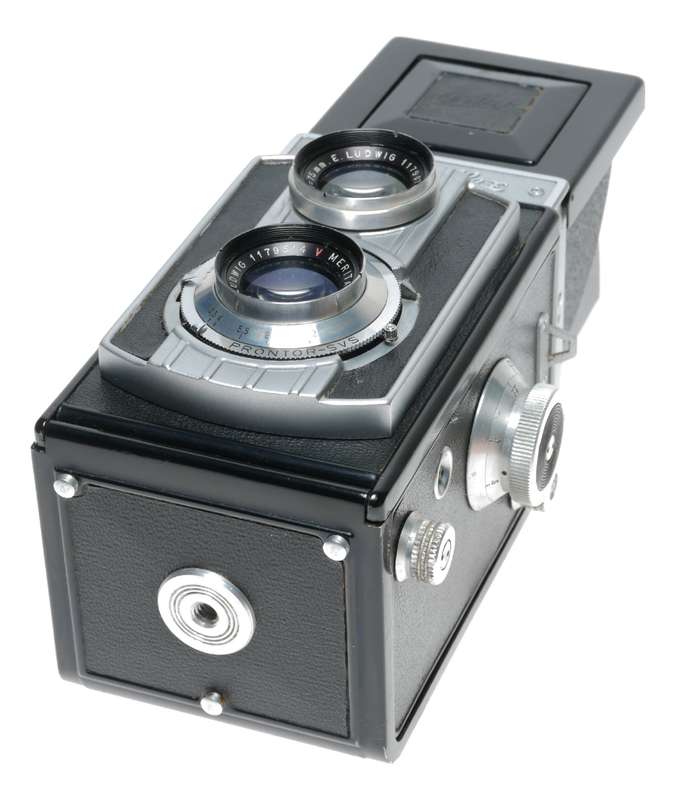 Weltaflex TLR 120 Film 6x6 Camera E. Ludwig Meritar 3.5/75mm