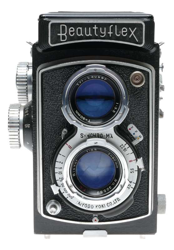 Beautyflex TLR 120 Film Camera Tri Lauser Biokor 1:3.5 80mm